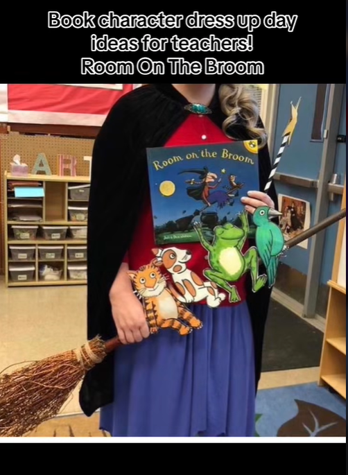 Room on the Broom World Book Day costume idea for adults