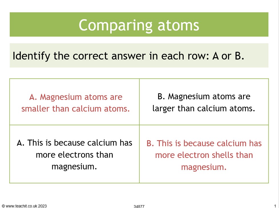 Comparing