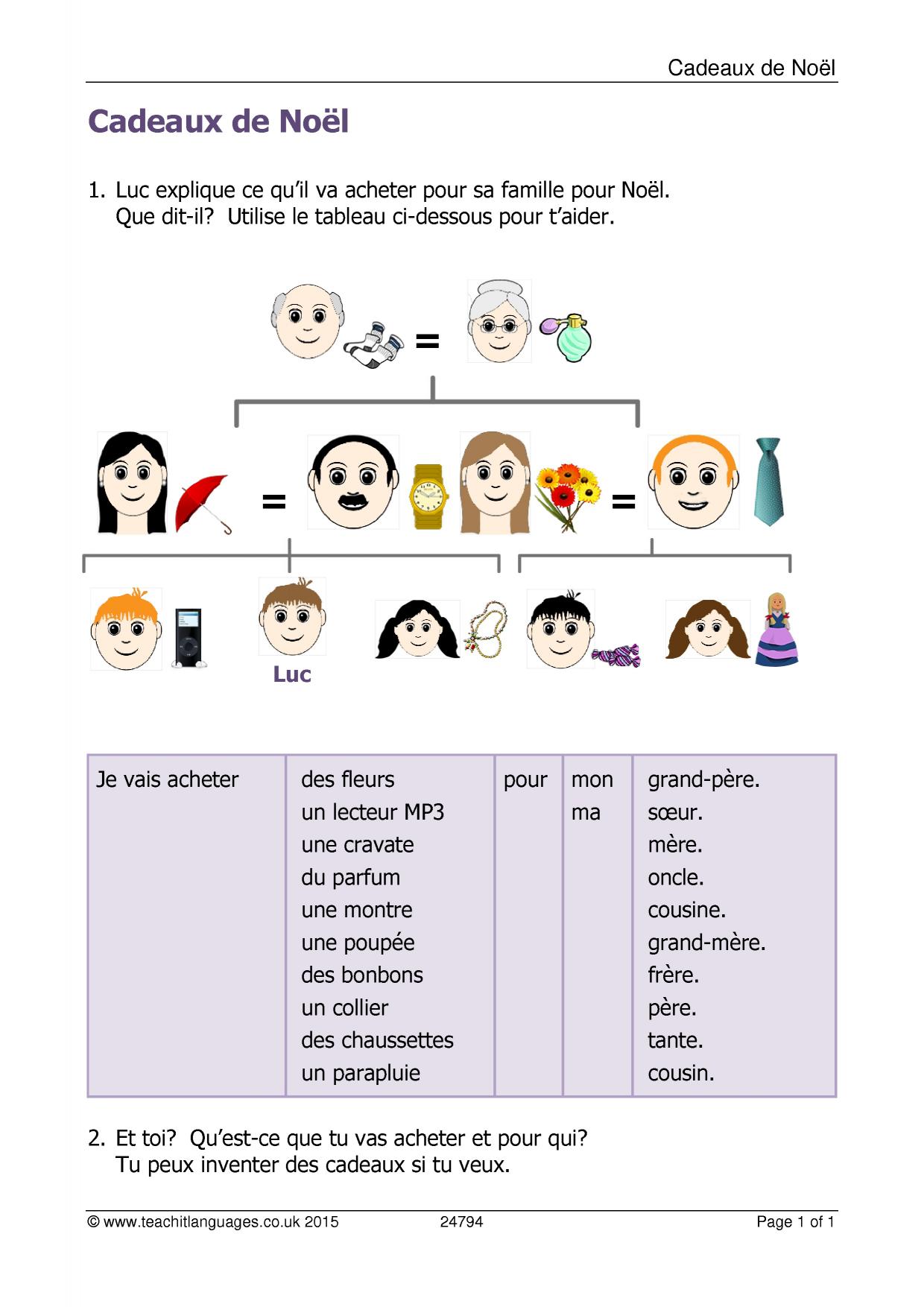 Cadeaux