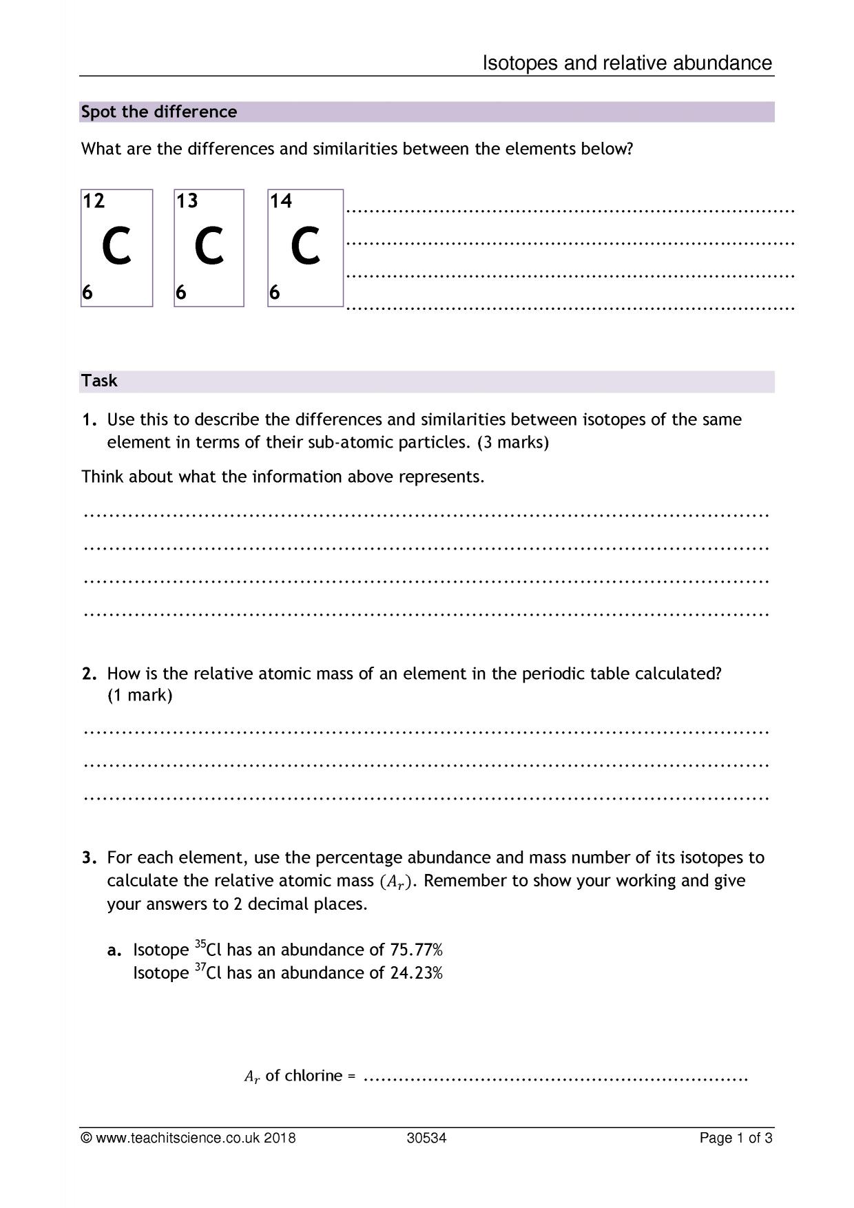 Isotopes