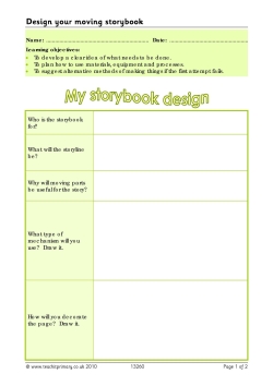 Designing your moving storybook