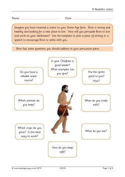 A Neolithic visitor